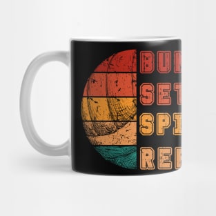 Vintage Bump Set Spike Volleyball Mug